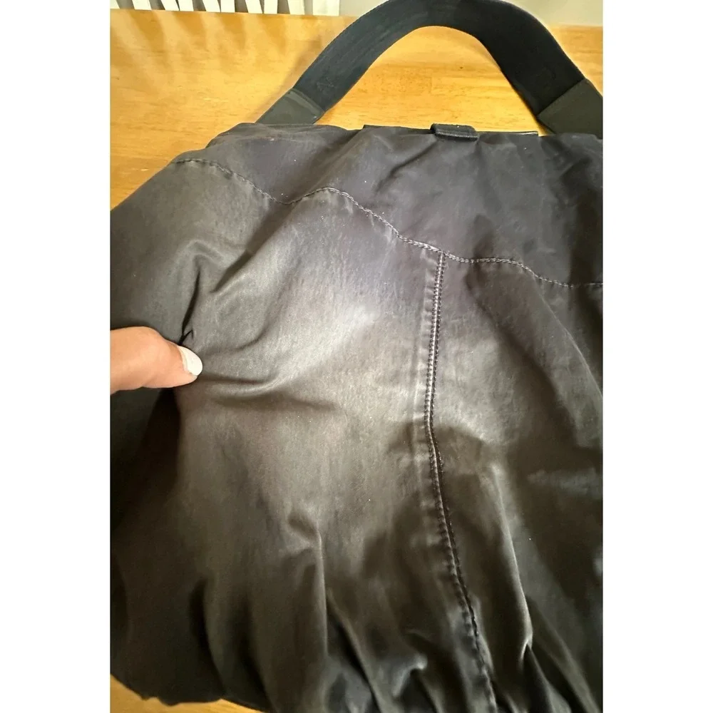 Y-3 Yohji Yamamoto Adidas Messenger Bag Black Nylon Leather Crossbody 15